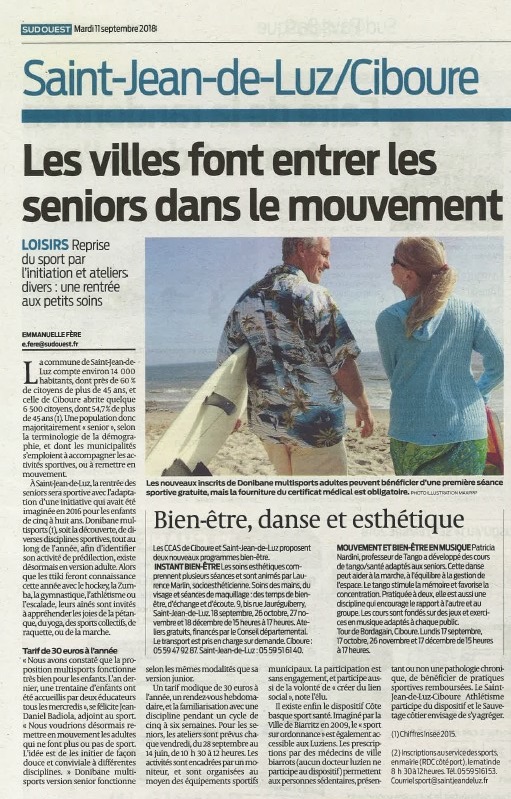 sud ouest le 11 sept 2018